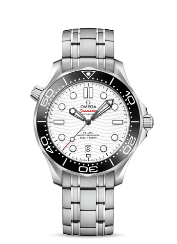 Omega Seamaster Diver 300M Master Co-Axial 42 Stainless Steel / White / Bracelet